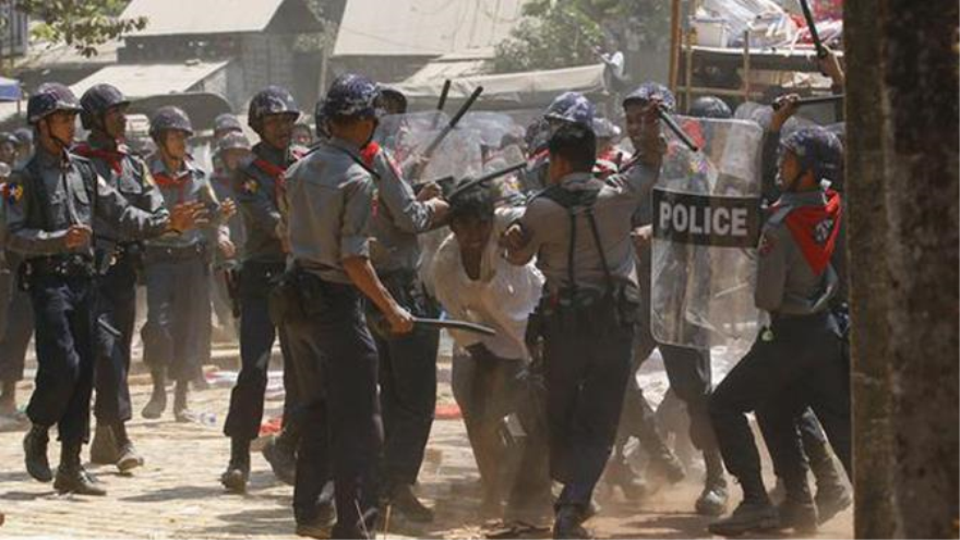 Hrw Denuncia Brutal Represi N De Protesta Estudiantil En Myanmar Hispantv