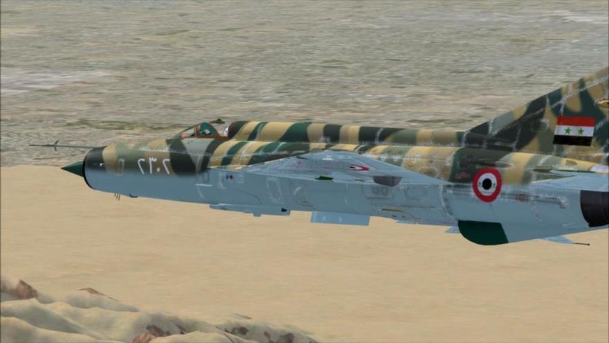 Resultado de imagen de MiG-21 por parte de la Fuerza Aérea del gobierno sirio