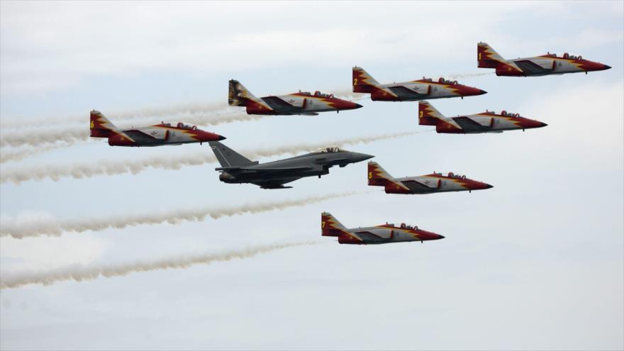 Patrulla Águila y Eurofighter en Festival Aéreo Internacional en Torre del Mar - Hispan TV (Comunicado de prensa)