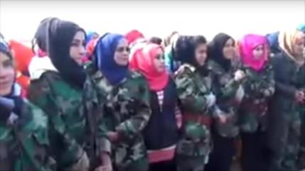 Resultado de imagen para siria mujeres contra daesh