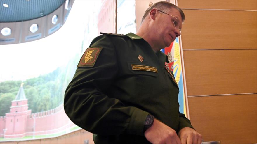 El portavoz del Ministerio de Defensa de Rusia, Igor Konashenkov.