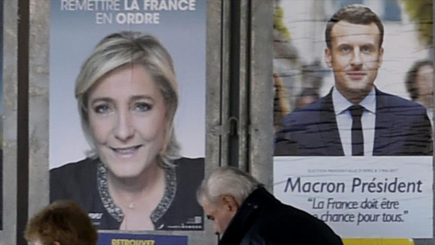 Macron y Le Pen definirán en balotaje el futuro de Francia
