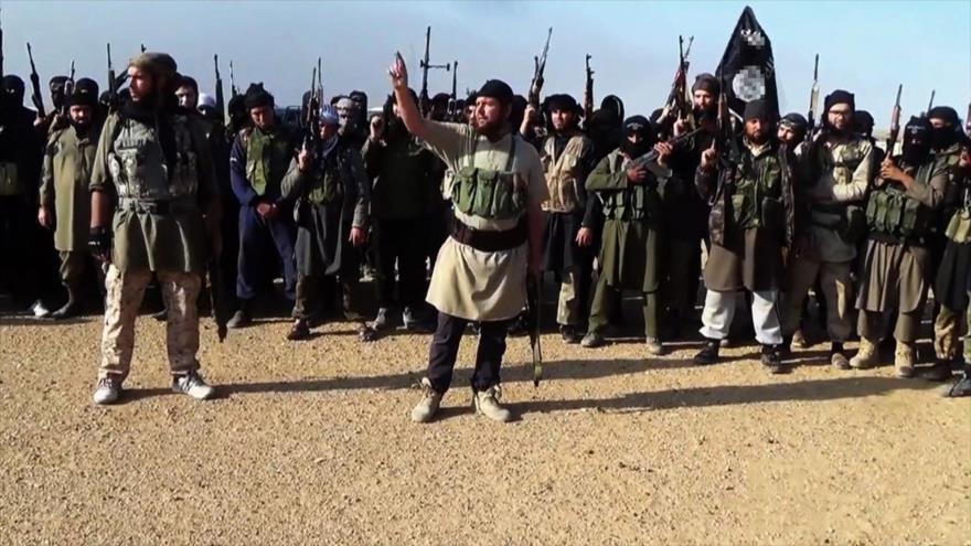 Integrantes del grupo terrorista EIIL (Daesh, en árabe) en Siria.