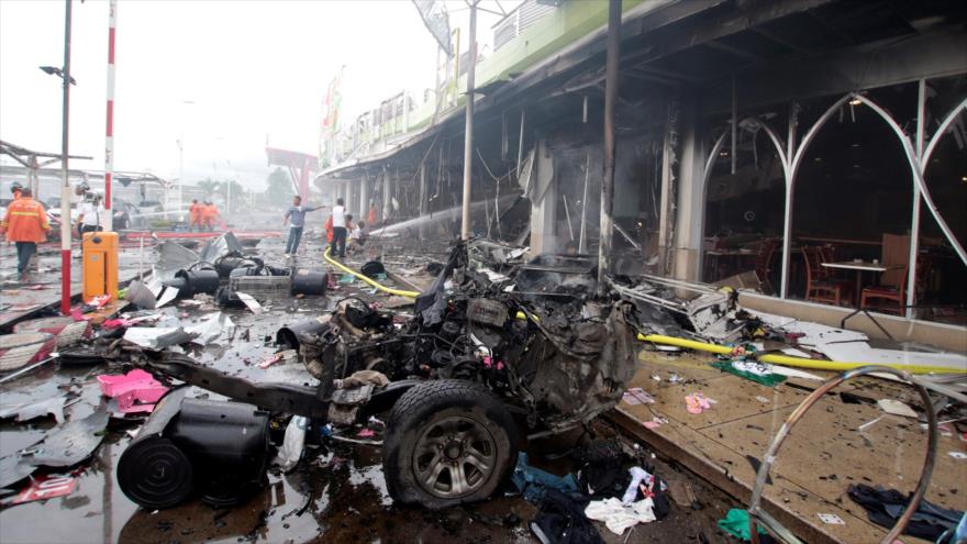 Más de 50 heridos por la explosión de dos bombas en Tailandia