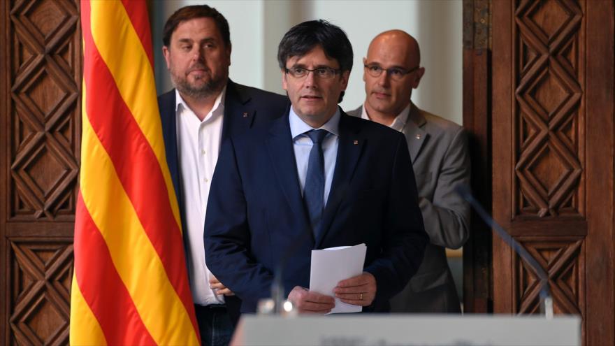 Cataluña expone ante el Congreso español su plan para realizar referendo independentista Cataluña expone ante el Congreso español su plan para realizar referendo independentista