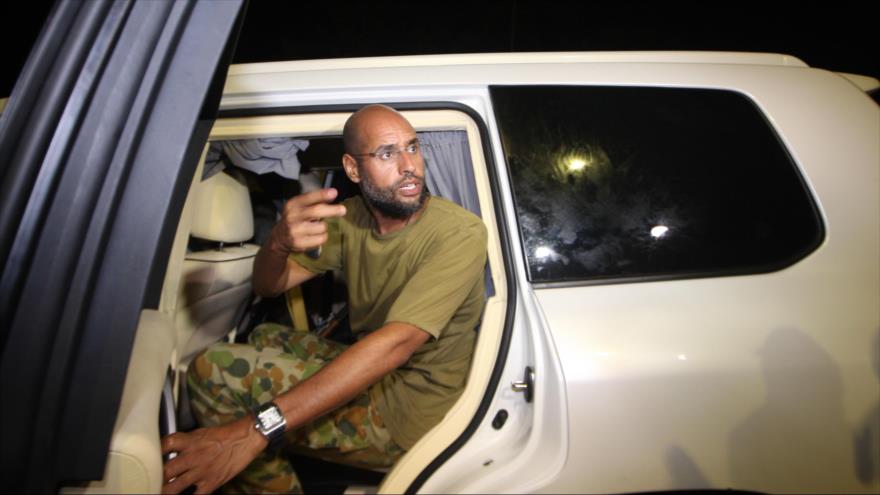 Fiscal de la corte internacional pide arresto de Gadafi hijo