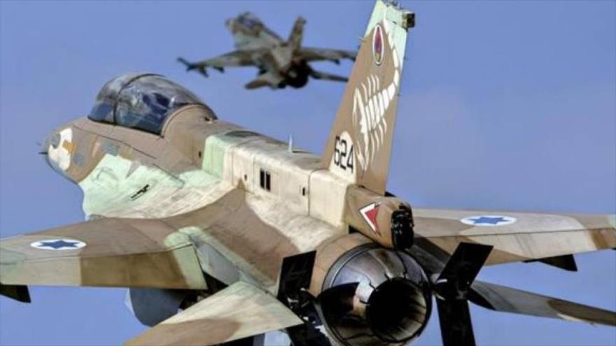 Cazas israelíes modelo F-16.