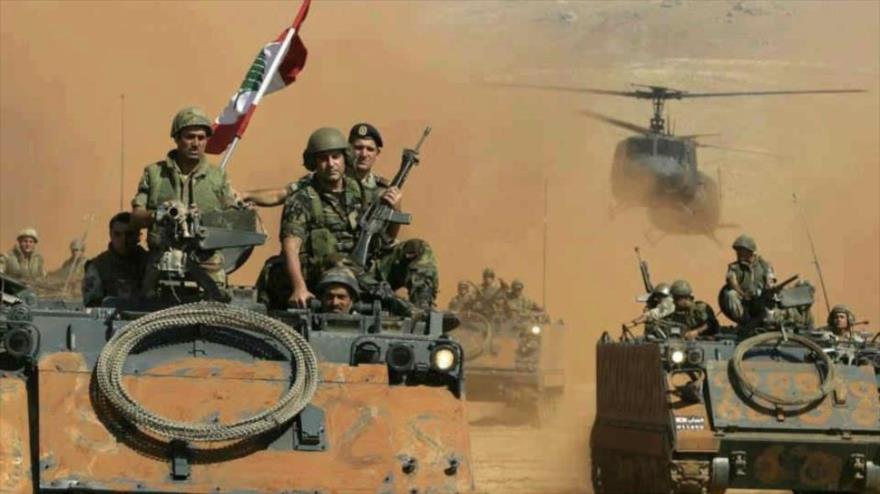 Fuerzas del Ejército de El Líbano.