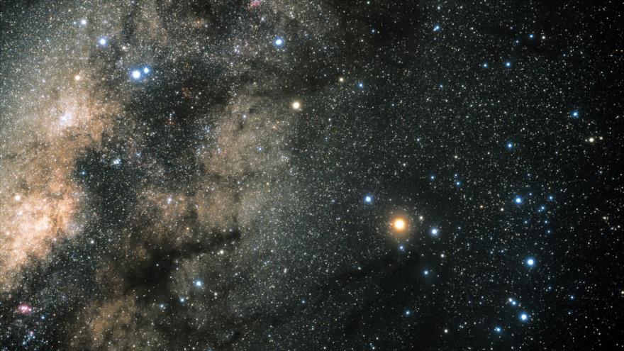 Campo estelar de la constelación de Escorpio.