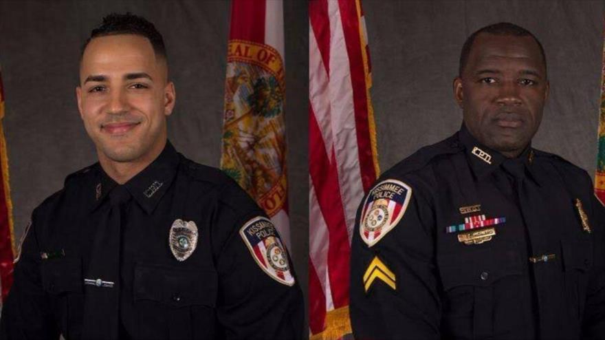 Agentes de Policía estadounidenses, Matthew Baxter y Richard "Sam" Howard, muertos por tiroteo en el estado de Florida.