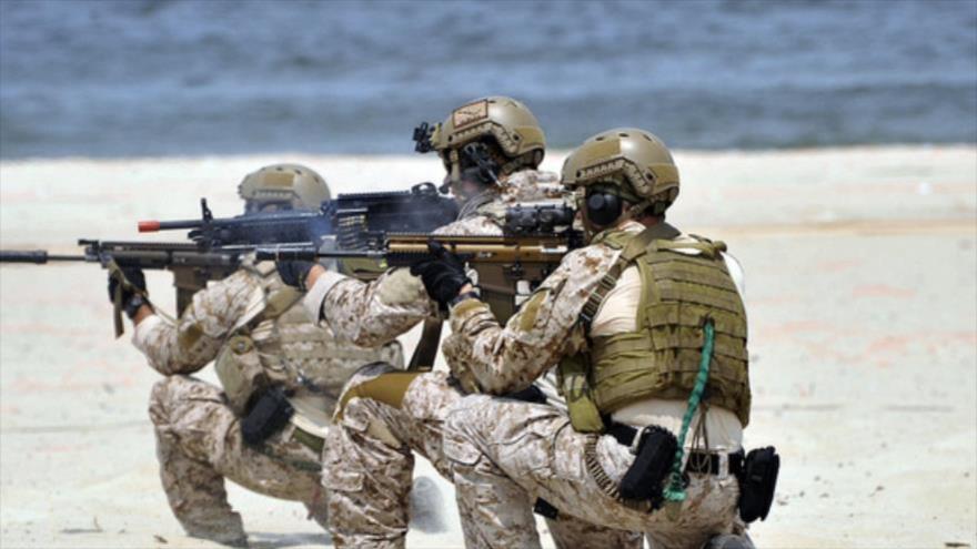 Integrantes de los Navy Seals (equipos de mar, aire y tierra de la Armada de los Estados Unidos).