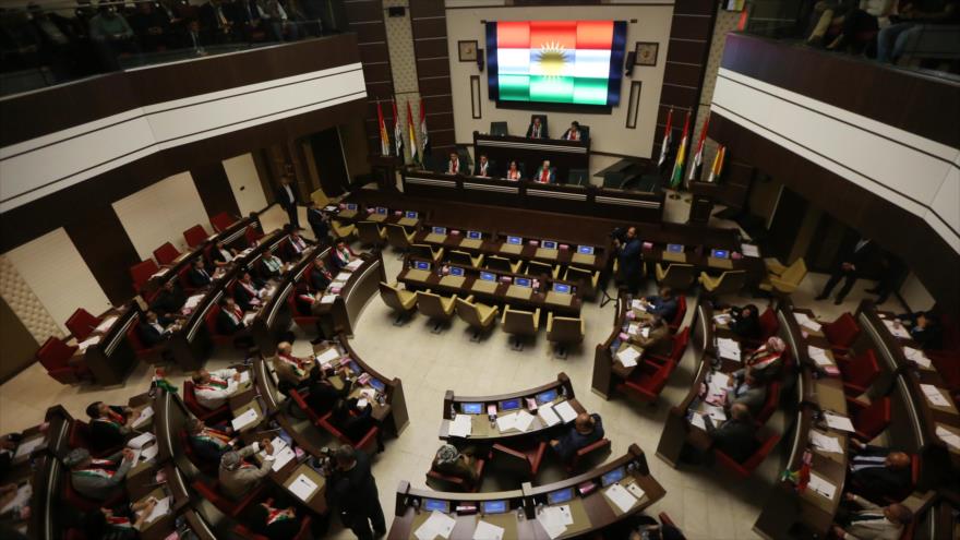 Una sesión del Parlamento del Kurdistán iraquí, Erbil, 15 de septiembre de 2017.