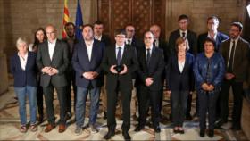 Puigdemont: Nos hemos ganado el ser un Estado independiente