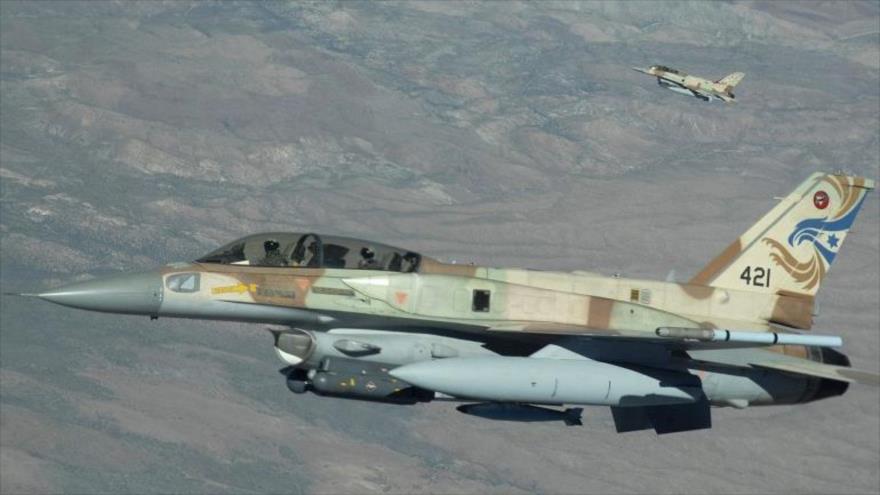 Dos aviones de guerra del régimen de Israel.
