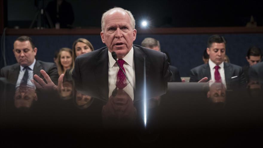 El exdirector de la CIA John Brennan testifica ante el Comité Permanente Selecto de la Cámara de Representantes sobre Inteligencia, 23 de mayo de 2017.