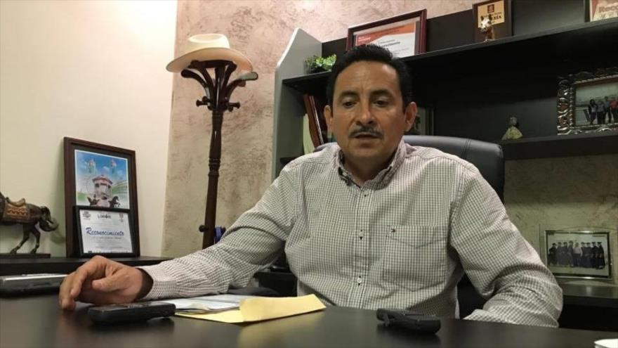 Crispín Gutiérrez, alcalde de la localidad de Ixtlahuacán, en el estado de Colima (oeste). 