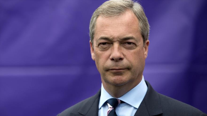 Nigel Farage, exlíder del partido de la ultraderecha del Reino Unido, UKIP.