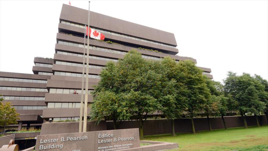 La sede del Departamento de Asuntos Exteriores y Comercio Internacional de Canadá en Ottawa (capital).