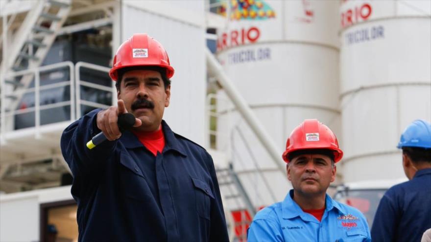 El presidente de Venezuela Nicolás Maduro, y el general Manuel Quevedo