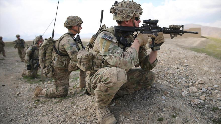 Soldados dos EUA desdobrados no Afeganistão.
