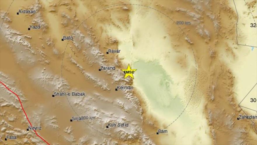 Un terremoto de magnitud 6,1 sacude Kerman, noreste de IrÃ¡n.