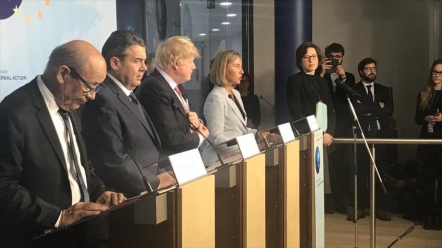 Los europeos reiteran su apoyo al acuerdo nuclear con Irán Los europeos reiteran su apoyo al acuerdo nuclear con Irán