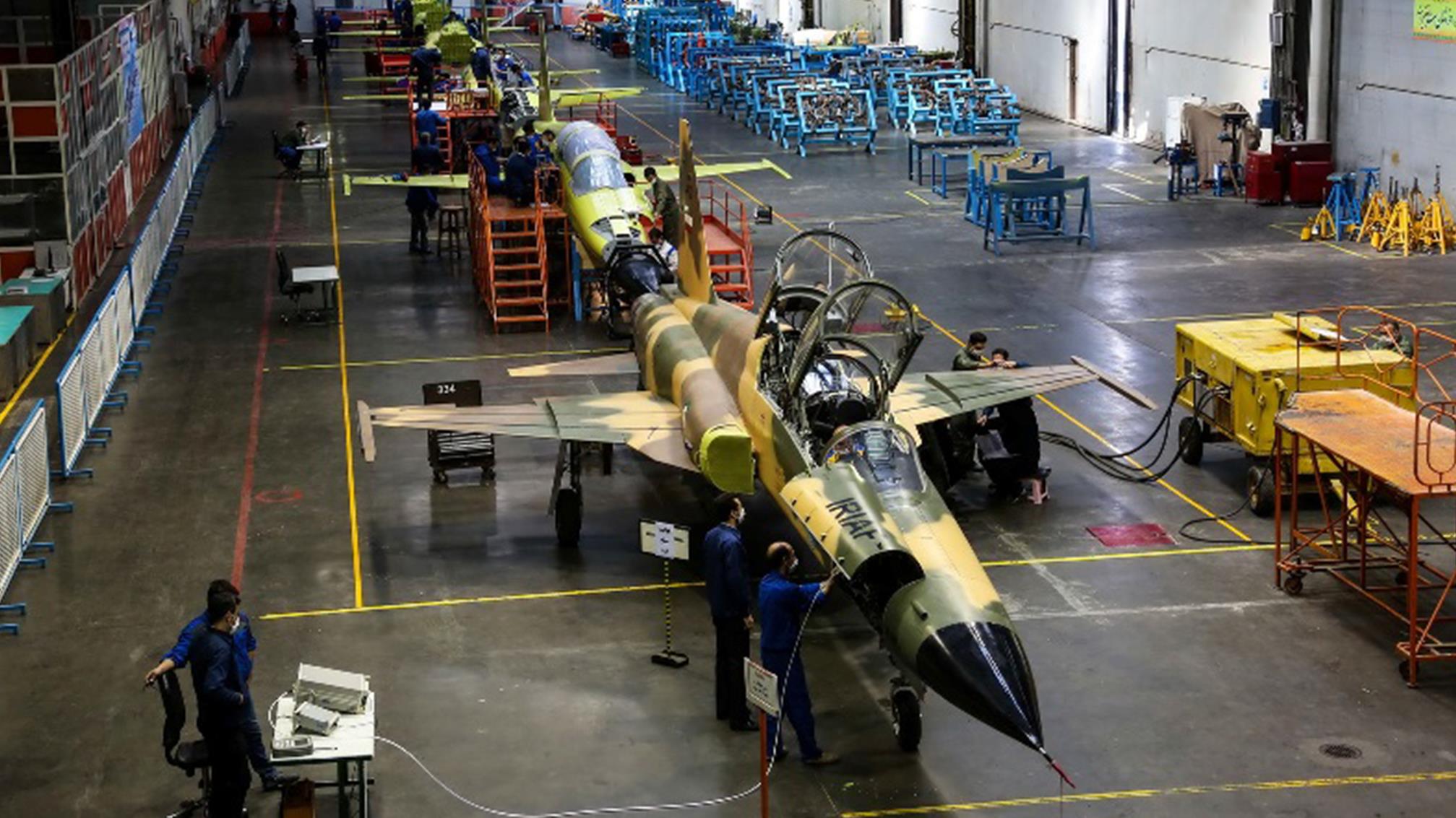 El avión de combate Kosar, fabricado por Irán