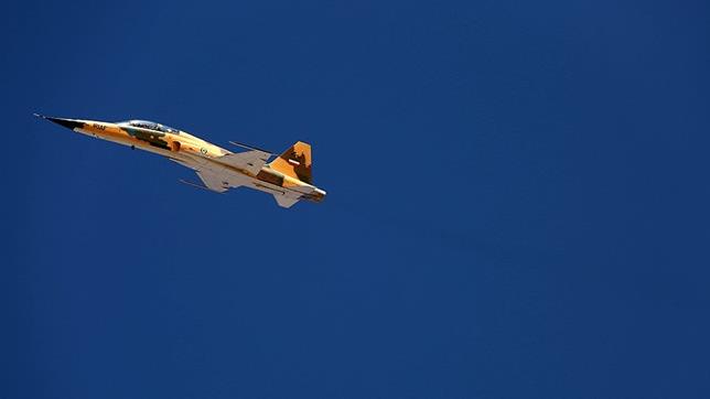 El avión de combate iraní Kosar