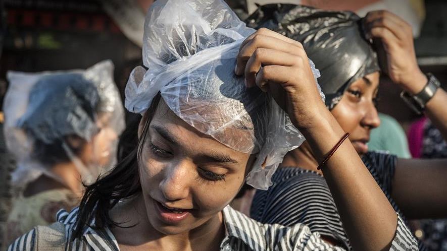 Campaña contra la contaminación plástica en La India