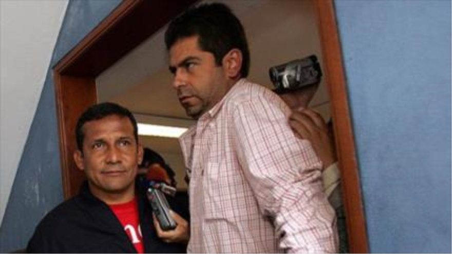 Presidente peruano, Ollanta Humala, y su exasesor Belaúnde Lossio