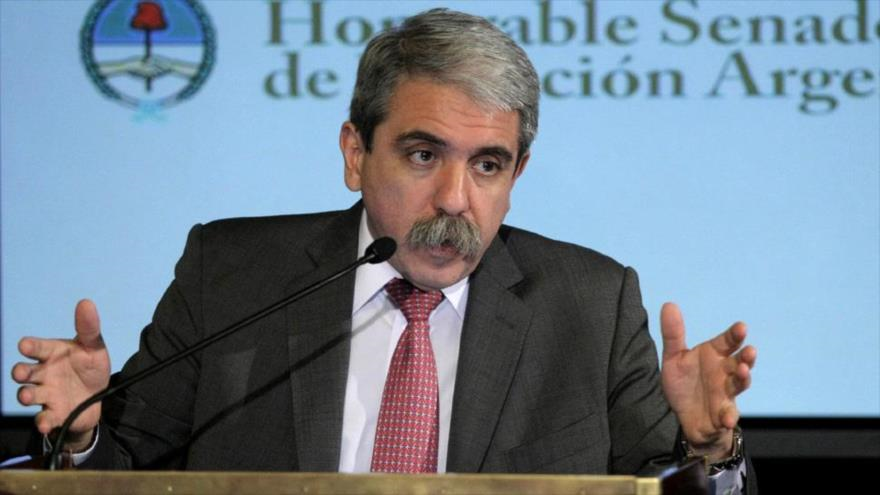 El secretario general de la Presidencia argentina, Aníbal Fernández