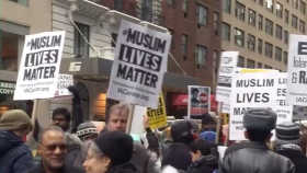 Protestan en NY contra censura mediática de actos islamófobos