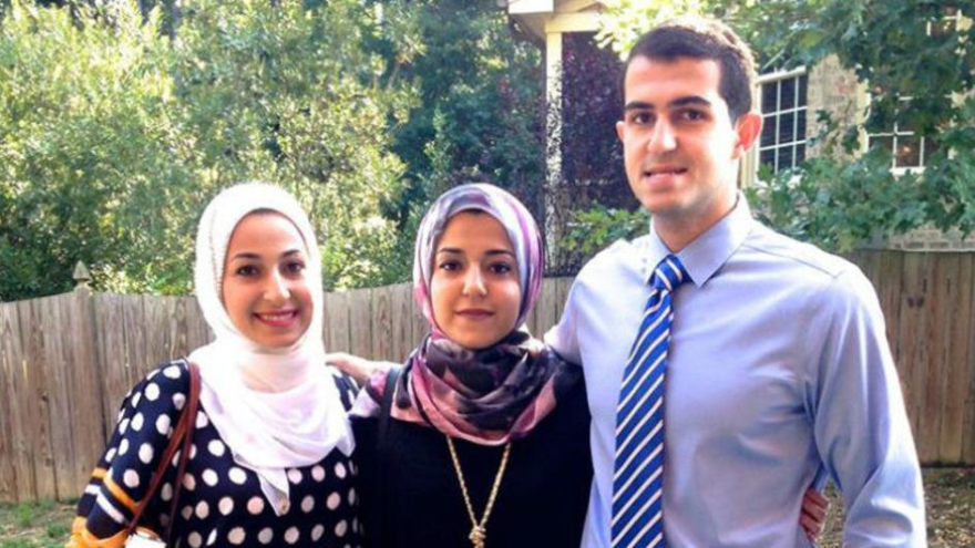 Deah Barakat, Yusor Abu-Salha y Razan Abu-Salha, musulmanes asesinados en EE.UU.