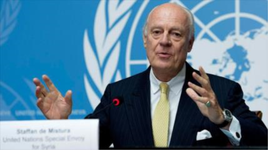 El enviado especial de las Naciones Unidas para Siria, Staffan de Mistura