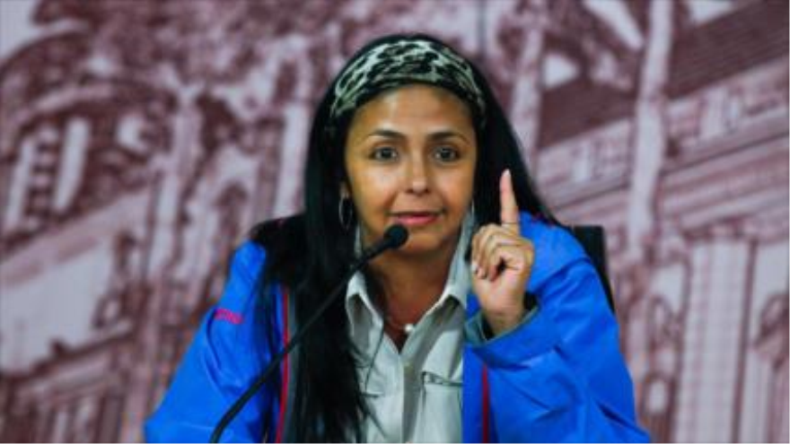 La ministra de Asuntos Exteriores de Venezuela Delcy Rodríguez