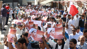 Manifestantes bareiníes piden liberación de Ali Salman