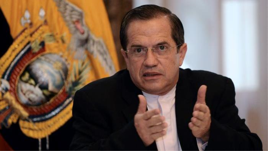 Canciller ecuatoriano, Ricardo Patiño 