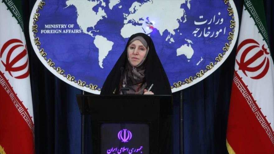 La portavoz del Ministerio de Asuntos Exteriores de Irán, Marzie Afjam