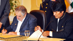 Morales y Mujica firmarán acuerdo de acceso de Bolivia a océano Atlántico 