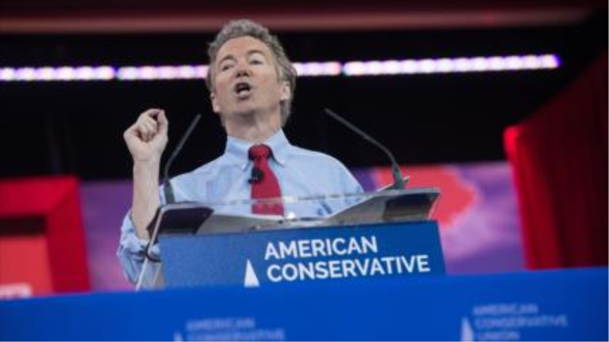 Rand Paul en la Conferencia de Acción Política Conservadora en Maryland. 27 de febrero de 2015