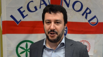 La Liga Norte se manifiesta en Roma contra la inmigración y el euro