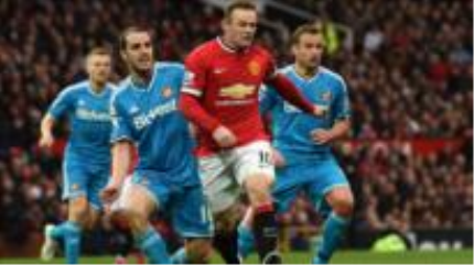 Manchester United vence al Sunderland con un doblete de Rooney 