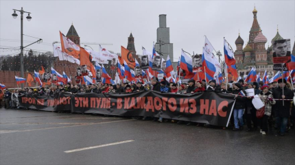 Moscovitas rinden homenaje a líder opositor asesinado