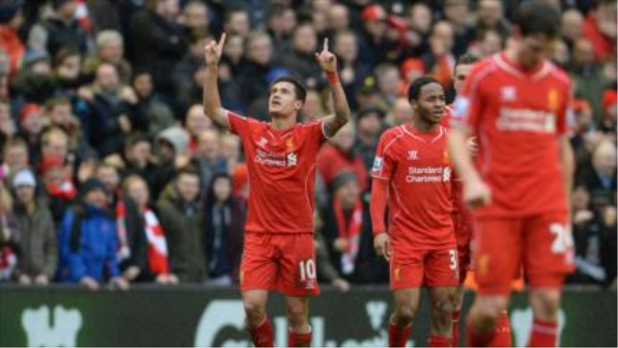 Los jugadores de Liverpool logran ganar a Manchester City, 1 de marzo de 2015
