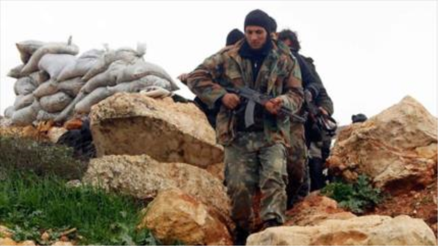 Miembros del grupo armado Hazm en el norte de Siria