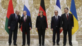 Alemania, Francia, Ucrania y Rusia seguirán diálogos en Minsk