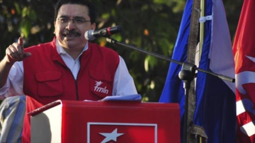 El secretario general del Frente Farabundo Martí para la Liberación Nacional (FMLN), Medardo González