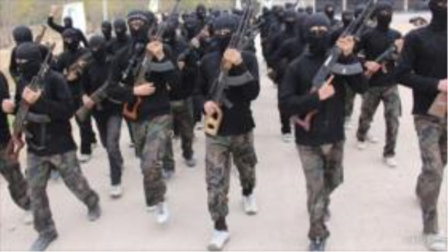 Un grupo de terroristas que lucha en Siria contra el Gobierno del presidente Bashar al-Asad