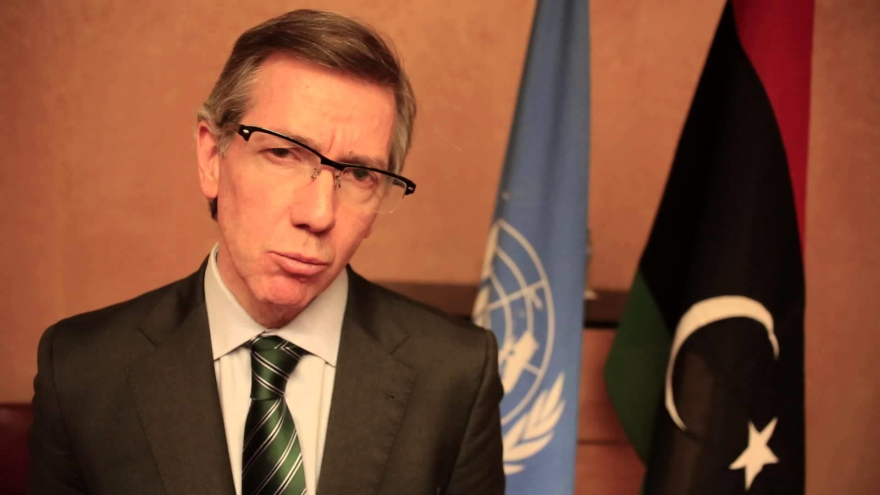 El representante de la ONU para Libia, Bernandino León