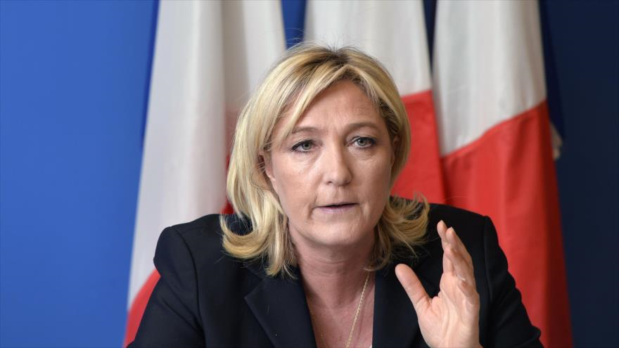 La líder del Frente Nacional de Francia, Marine Le Pen